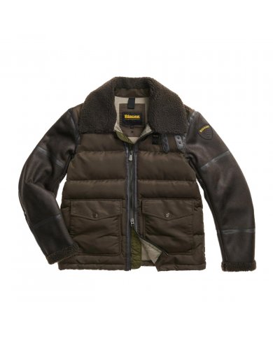 Giacca Montone E Nylon Uomo Blauer Amherst 26WBLUC02239007280