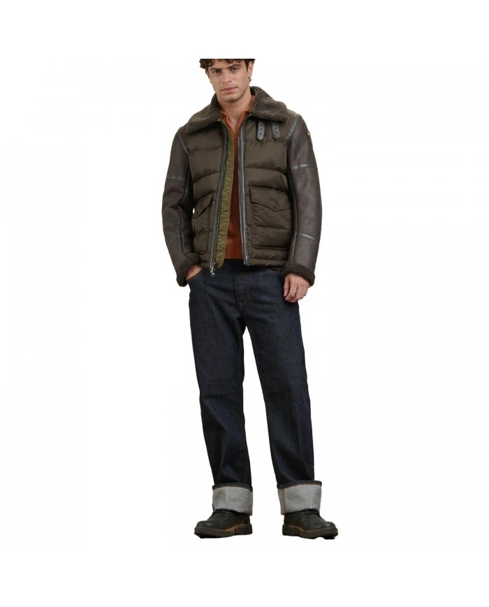 Giacca Montone E Nylon Uomo Blauer Amherst 26WBLUC02239007280