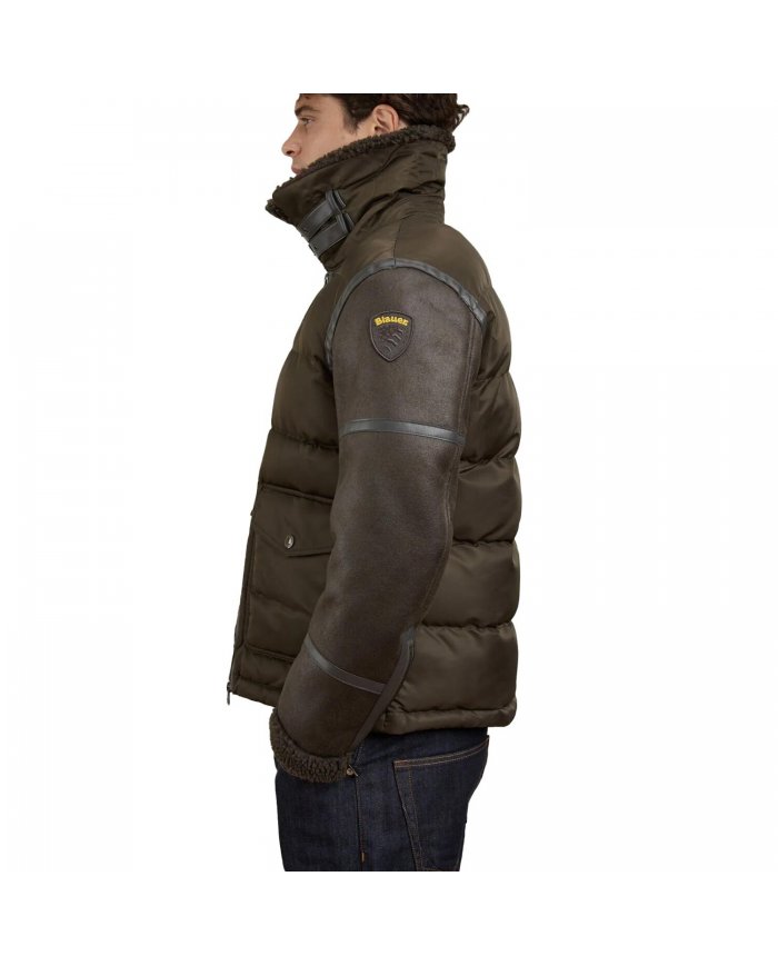 Giacca Montone E Nylon Uomo Blauer Amherst 26WBLUC02239007280