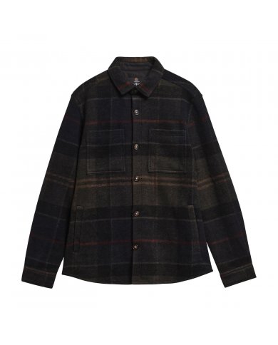 CAMICIA IN LANA SPAZZOLATA UOMO BARBOUR