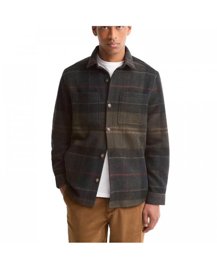 CAMICIA IN LANA SPAZZOLATA UOMO BARBOUR