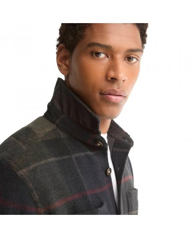 CAMICIA IN LANA SPAZZOLATA UOMO BARBOUR