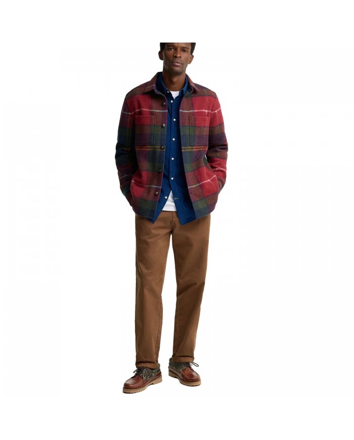 CAMICIA IN LANA SPAZZOLATA UOMO BARBOUR