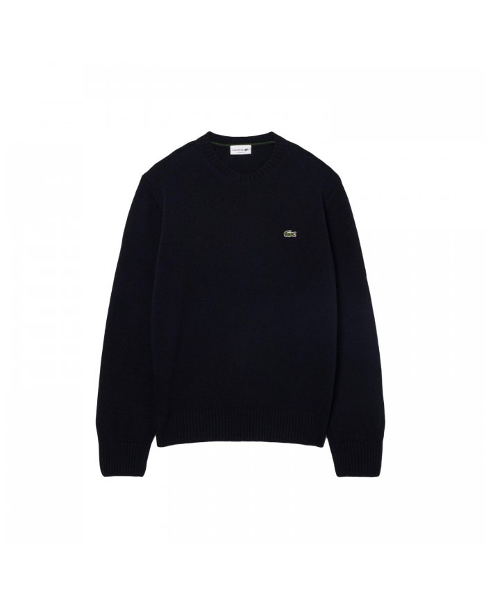 MAGLIONE UOMO LACOSTE IN LANA CARDATA