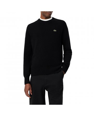 MAGLIONE UOMO LACOSTE IN LANA CARDATA