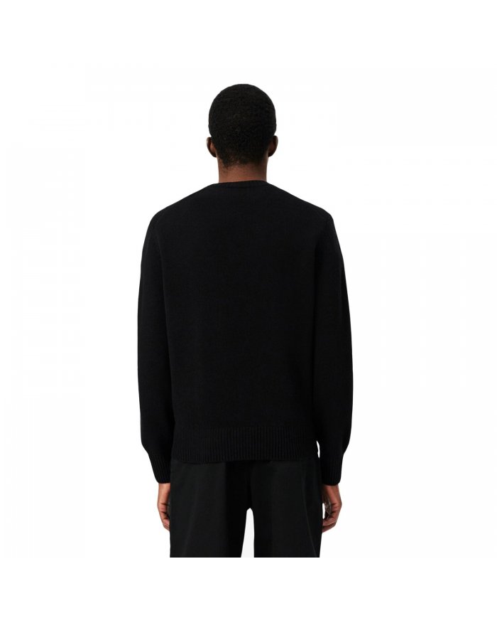 MAGLIONE UOMO LACOSTE IN LANA CARDATA