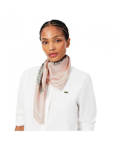 Foulard In Seta Stampata Lacoste RE8853