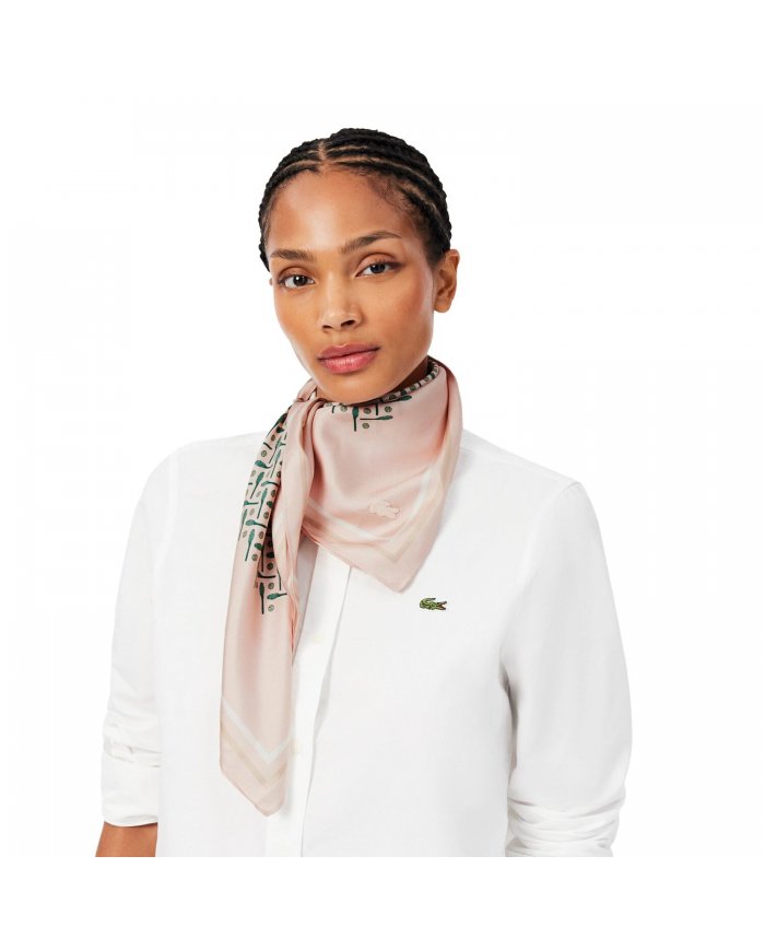 Foulard In Seta Stampata Lacoste RE8853