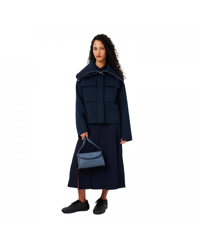 CAPPOTTO CROPPED IN LANA DONNA LACOSTE