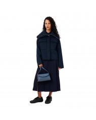 CAPPOTTO CROPPED IN LANA DONNA LACOSTE