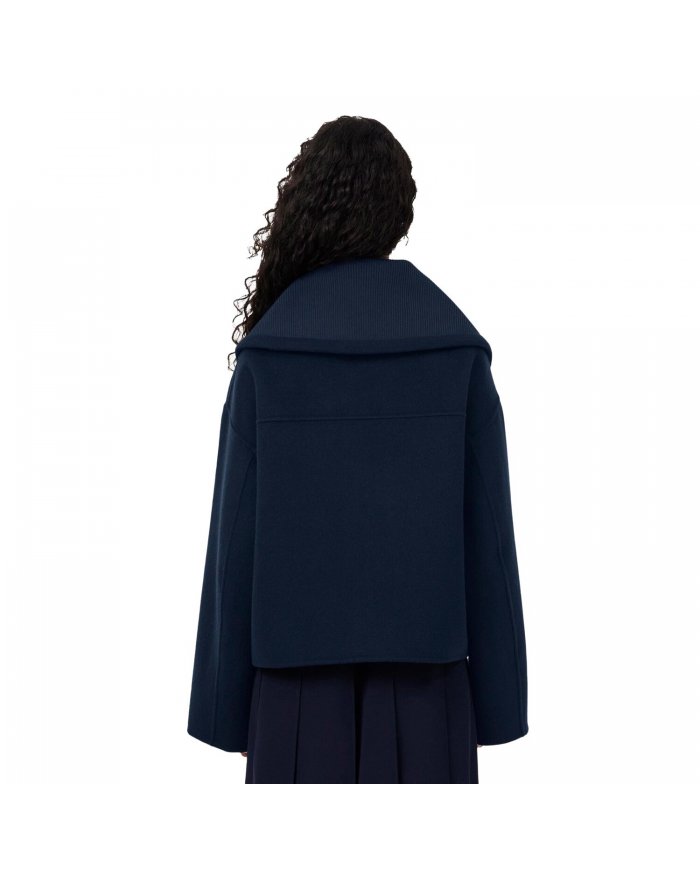 CAPPOTTO CROPPED IN LANA DONNA LACOSTE