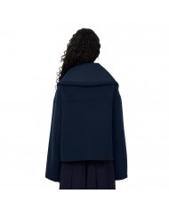 CAPPOTTO CROPPED IN LANA DONNA LACOSTE