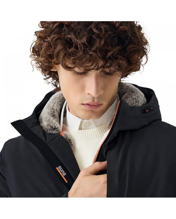 Giubbotto Con Cappuccio Uomo Suns Cevedale Fur GBS73039U